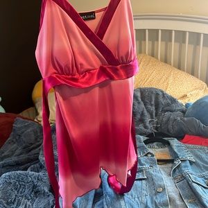 Wet Seal thrifted hot pink Top